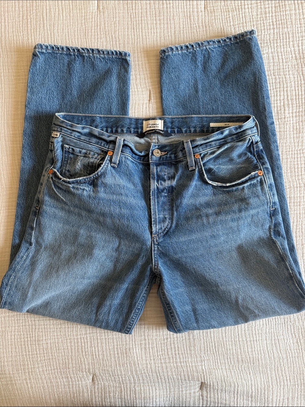 Citizens of Humanity Neve Straight Fit Womens Jeans. Premium Vintage